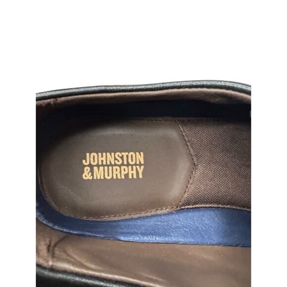 Johnston & Murphy NEW Black Leather Men’s 8 Archer Cap Toe Oxford Shoes - Picture 6 of 8